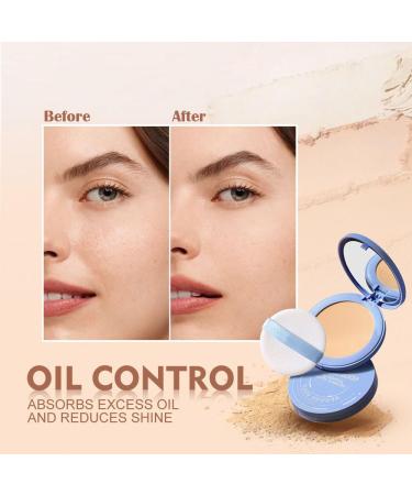 Pressed Matte Face Powder - High Coverage Makeup & Setting Powder for Poreless Finish | Lightweight Shine Control - N.W 10g (01#) - International Shipping Available - Buy Online on GoSupps.com
