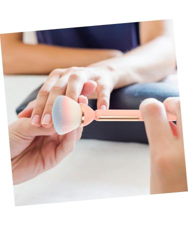 DOITOOL Manicure Brush Dust Brush Highlighter Brush Powder Brush for Loose Powder Face Powder Brush Setting Powder Brush Bronzer Powder African Wash Net Lightweight Plastic The Brush Pink 14.5x3cm Pink - Buy Online on GoSupps.com