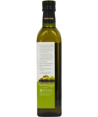 Clearspring Clearspring Organic Tunisian Extra Virgin Olive Oil 500 ml (Pack of 2) - Buy Online on GoSupps.com