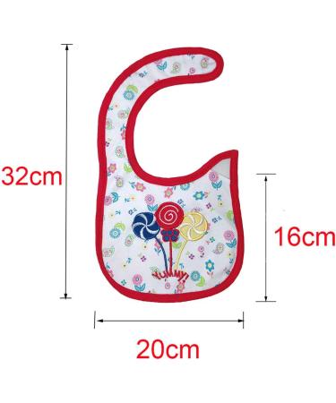 Yafane Waterproof Baby Bibs 12-Pack for Girls - Cotton Bandana Drool Bibs for Babies and Children - Ruttino Cloth Bibs - Set of 12 - Buy Online on GoSupps.com