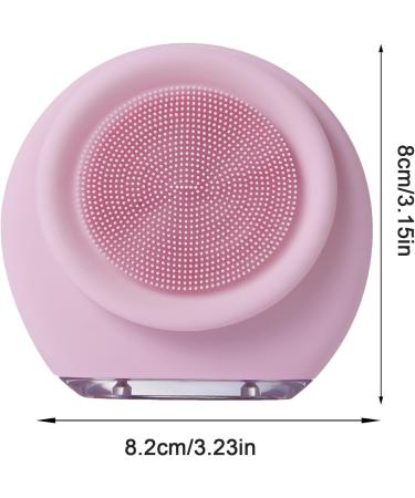 Electric Face Scrubber | Gentle Silic Facial Brush | Waterproof Face Cleansing Brush | Effective Facial Cleanser for Clear Skin | Perfect for Family Birthdays Holiday Gifting Pink - Buy Online on GoSupps.com