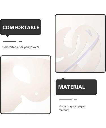DIYEAH 14pcs Blank White Paper Masks - Perfect for DIY Painting & Masquerade Crafts | International Shipping Available - Buy Online on GoSupps.com