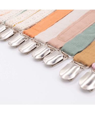 Haorw Pacifier Chain Strap - Plain Cotton Linen Clip 1 Piece | International Shipping Available - Buy Online on GoSupps.com