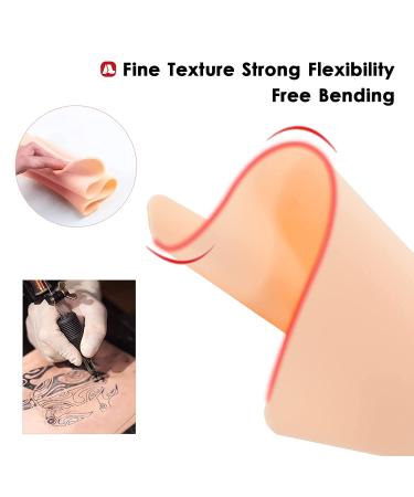 Anghie Tattoo Practice Skins - 10 Sheets 8''x6'' Double Sided Fake Skin for Tattoo Practice - Pink - 10pcs - Buy Online on GoSupps.com