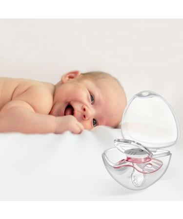 LANEYLI Pacifier Case - 3 Pack Transparent Blue & Pink | International Shipping Available - Buy Online on GoSupps.com
