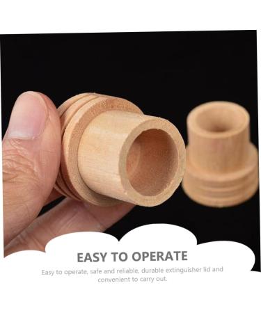 Beavorty 80 STK Moxa Fire Extinguisher Device - Wooden Moxibustion Roller Tool for Home Fire Protection & Massage - Buy Online on GoSupps.com