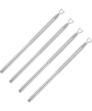 Sibba Lottery Scratcher Ticket Set - 4 Metal Label Scrapers & Cuticle Pushers | Reusable Nail Tools for Gel Polish Removal & Massaging  - Buy Online on GoSupps.com