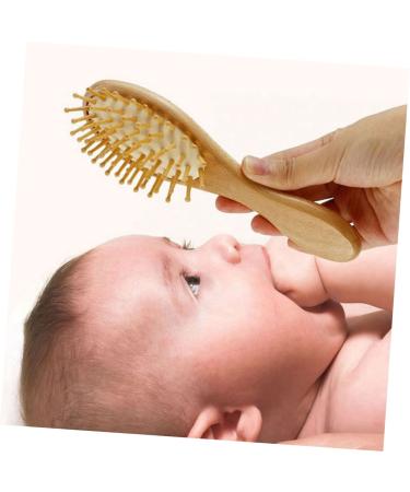 Healeved 4 Pcs Baby Hair Brush Comb Scalp Scrubber Spa Kit - Natural Soft Brushes for Baby Shampoo & Detangling - Children's Bathing Supply and Baby Care Set - Buy Online on GoSupps.com