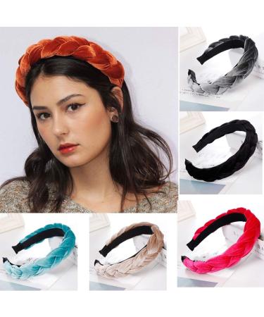 Amorar Velvet Braid Headband for Women - Stylish Blue Hair Accessories - One Size Fits All - Buy Online on GoSupps.com