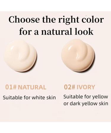 Novo Liquid Foundation Cream Novo Long Waterproof Lasting Concealer Moisturizing Liquid Foundation Novo Full Coverage Cream Soft Smooth Makeup Base Face Corrector Cream (Lvory Color+Natural Color) - Buy Online on GoSupps.com