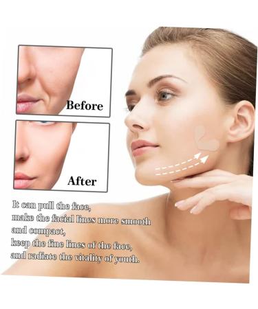 Baluue 80pcs V-type Lift Face Pasters Brow Lift Tape Temporary Bands Face Tape Synthetic Rubber 4.00X0.90X0.10CM Transparent - Buy Online on GoSupps.com