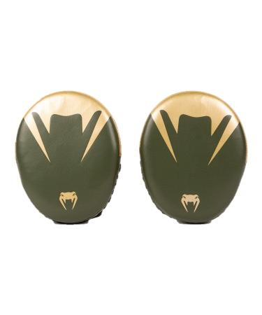 Venum Pro Boxing Big Punch Mitts (Pair) - Khaki/Gold