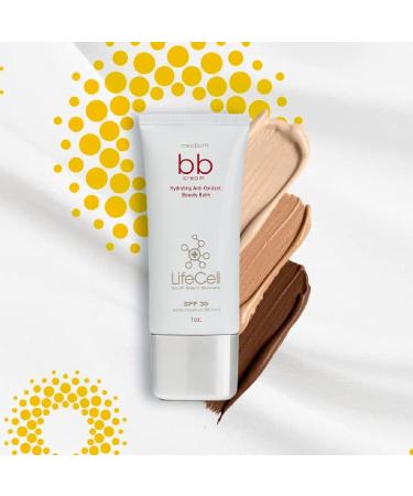 LifeCell Hydrating Antioxidant SPF 30 Tinted BB Cream - Light 1 oz | Anti-Aging Moisturizer for All Skin Types - International Shipping Available - Buy Online on GoSupps.com
