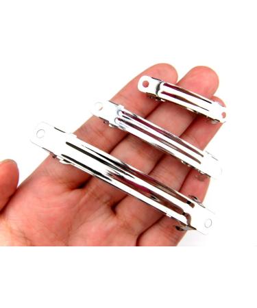 15pcs French Style Barrette Hair Clip Kit - Assorted Sizes 40mm, 60mm, 80mm - Buy Online on GoSupps.com