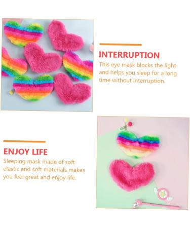 Masque de Sommeil Gar on Fille Peluche Doux Forme C ur Masque Nuit Confortable et lastique pour Gar on Fille Occultation L g re et D tente - Buy Online on GoSupps.com