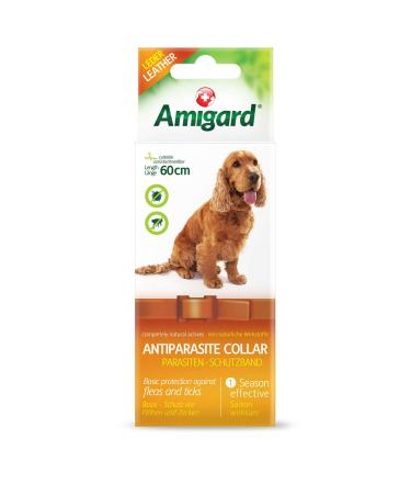 Amigard Antarasite Band for Dogs 60 cm waterproof cut back against ticks mites and fleas without chemistry for natural fur care