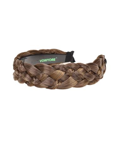Vowyore 6 Strands Synthetic Hair Plaited Headband with Teeth Hair Band - 1-color22T/10 - Buy Online on GoSupps.com