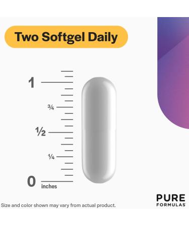 PureFormulas Vitamin E Complex, Full-Spectrum Vitamin E for Cardiovascular and Immune Support, Gamma-tocopherol Rich Antioxidant, Gluten-Free & Kosher, 120 Softgels for Antioxidant Protection - Buy Online on GoSupps.com