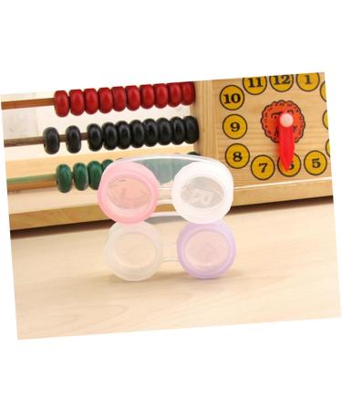 Buy Homsfou 10-Pack Lens Holder Case Kit - Clear Container for Colored Contact Lenses & Mirror Foil - International Shipping Available - Buy Online on GoSupps.com