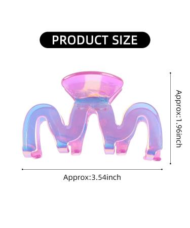 Jayongnee 5Pcs Hair Claw Clips for Women - Large Claw Clips for Thick and Thin Hair, Multi-colored Set - Buy Online on GoSupps.com