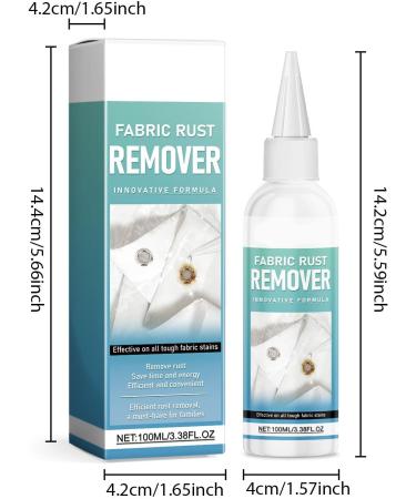 Fabric Rust Remover Easy to Use Rust Stain Eliminating for Fabrics 100ml Mild and Effective Cleaner 3PCS - Buy Online on GoSupps.com