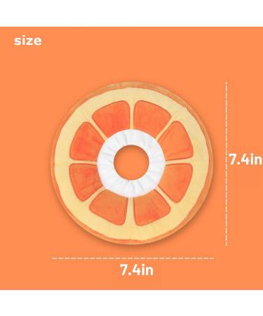 Crazy Bean Postoperative Protective Collar for Cats - Soft Adjustable & Comfortable Kitten Collar in Orange - Buy Online on GoSupps.com
