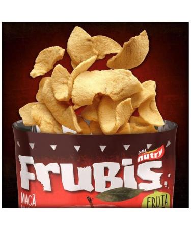 Frubis Tasty Bits Of Crispy Fruit Snacks | 2 x Red Apple | 2 x Green Apple | 2 x Apple and Cinnamon | 2 x Pear | 2 x Mango | 2 x Pineapple - 12 Pack - Buy Online on GoSupps.com