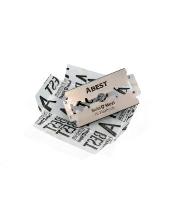 100 ABest Hi Platinum Double Edge Razor Blades - Premium Safety Razor Blades for Men | Smooth & Clean Shave (1 Year Supply - Buy Online on GoSupps.com