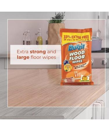 96 Laminate And Wood Floor Wipes Clean & Shine Lemon Fresh - Buy Online on GoSupps.com