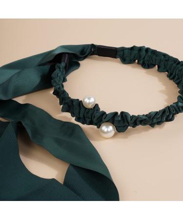 Twist Knotted Headband for Women - Green Head Wrap Band for Non Slip Hair - Hair Accessory for Girls - Buy Online on GoSupps.com