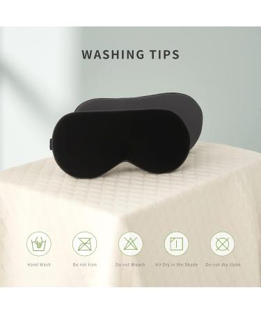Reidio Double Side Natural Latex Sleep Mask Adjustable Strap with Earplugs - 100% Blackout for Night Sleeping, Travel, Nap - Plum Color - Buy Online on GoSupps.com