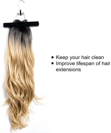 Hair Extension Holder Wig Hanger Holder Suit Hanger Hair Extensions Clip for Hairpiece Human Hair Hair Extensions Bag Store Hair - Buy Online on GoSupps.com