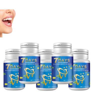 7 Days Teeth Cleaning Powder, Tooth Stains and Tartar Removal Powder, Teeth Whitening Powder, Teeth Whitening, Effective Coffee Stains Removal, Tooth Powder