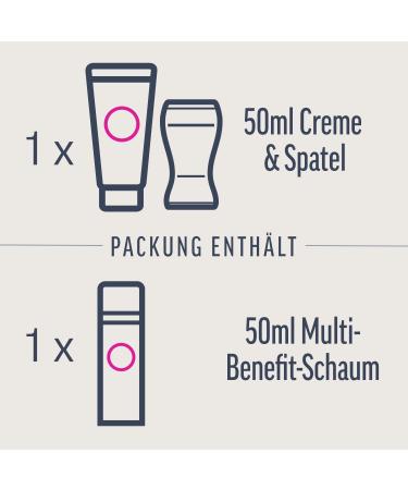 Veet Expert Intimate Hair Removal Set | Depilatory Cream & Multi-Benefit Foam | 2 x 50 ml - International Shipping Available - Buy Online on GoSupps.com