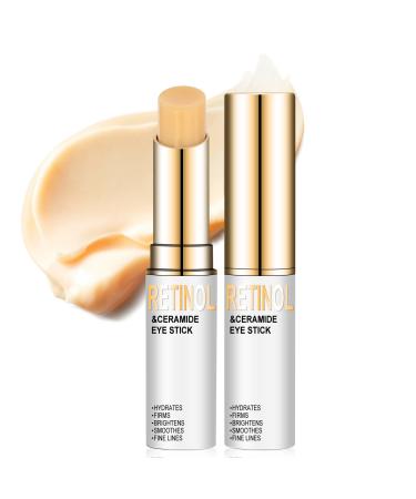 Retinol Eye Cream Stick Anti Aging Eye Cream Stick for Dark Circles and Puffiness Moisturizing Eye ener Stick Hydration Eye Balm Results in 3-4 Weeks to Reduce Fine Lines 1