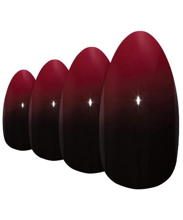 Shop Glitzy False Nails - 24 Acrylic Long Tips in Glossy White Red Black & Brown | Stiletto & Almond Shapes - Buy Online on GoSupps.com