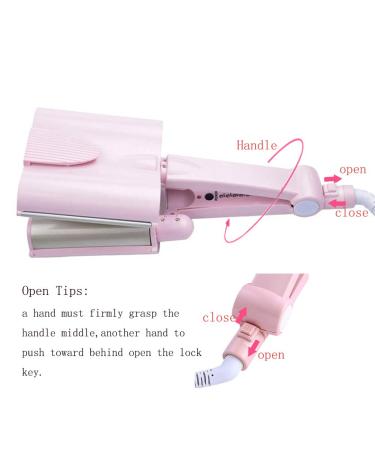 JINDIN 32mm Ceramic Wave Curling Iron for Deep Wavy Curls - Gentle on Hair - Buy Online on GoSupps.com