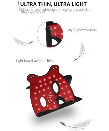 Beauty LED Light Care Breathable Facial Care with 3 Acceleration Times 4 Color Light Light Skin Care with 192 Lamp Beads Lightweight Facial Care Supplies - Buy Online on GoSupps.com