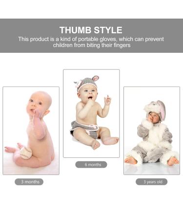 Shop Anti-Food Gloves for Toddlers - 2 Pairs of Thumb-Sucking Louten-Sitting Toy Gloves for Kids - International Shipping Available - Buy Online on GoSupps.com
