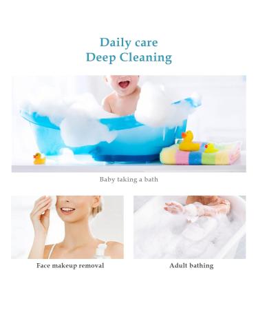 Eco-Friendly Facial Sponge | Long Waves Sakura Plant Fiber Cleansing Puff for Beauty & Bath - Buy Online on GoSupps.com
