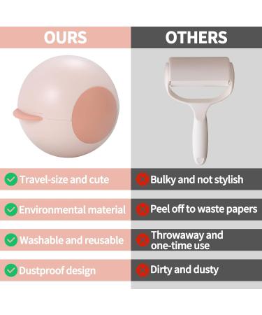 Reusable Lint Roller Hair Remover Ball - Travel Tool for Pet Hair Fur & Dust - Ideal for Clothes Furniture & Carpets - Blue - Buy Online on GoSupps.com