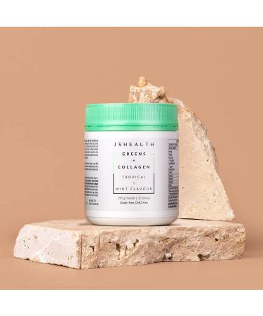 JSHealth Super Greens Powder - Greens & Collagen Powder - Superfood Powder with Marine Collagen Peptides Vitamins & Veggies 30 Servings - Buy Online on GoSupps.com