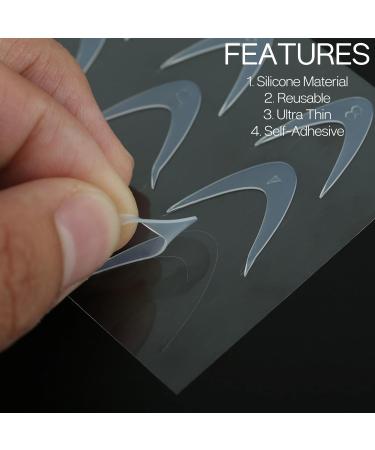 Shop C12rtive 60-Piece Dual-Nail Shape Stickers for French Manicure - Silicone Nail Forms for Gel Extensions & Quick Structure - Buy Online on GoSupps.com