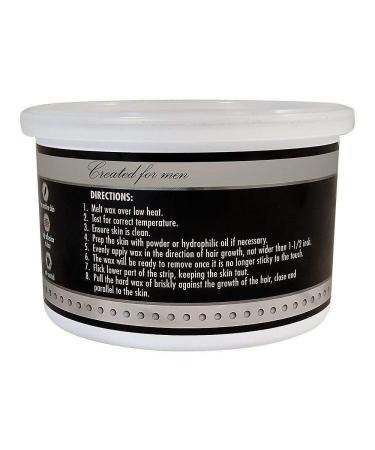 Wax Necessities Barbero Grooming Hard Wax Steel for Men 14oz - Gentle Hair Removal - Buy Online on GoSupps.com