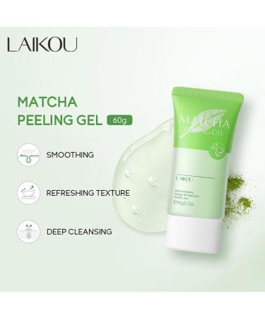 Matcha Purifying Exfoliating Gel Deep Cleansing Exfoliating Gel for Face and Body Face Cleansing Gel Moisturizing Cleanser for Men and Women from Matcha Extracts (2PC) - Buy Online on GoSupps.com