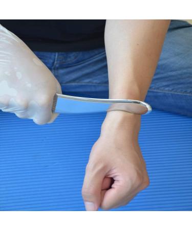 NCCYOOT Gua sha tool Stainless Steel Gua Sha IASTM tool muscle scraper guasha massage tool for soft tissue mobilization tool physical therapy(E) E Shape - Buy Online on GoSupps.com