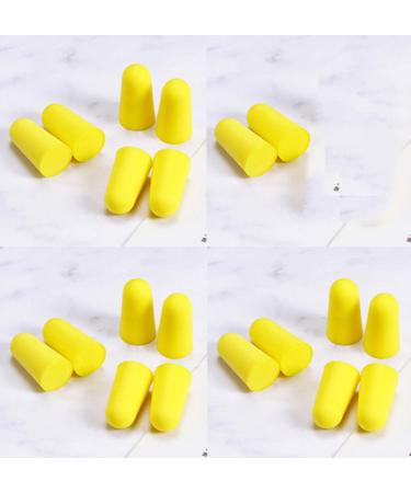 10pair Comfort Earplug small Ear Plugs for Sleeping Noise Reduction Foam Earplugs Sleep for Women and Men(Yellow)