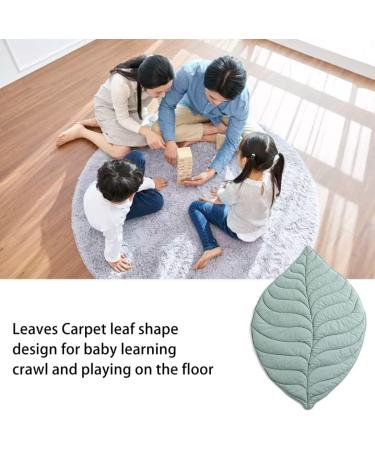 Buy Baby Leaves Carpet Play Mat - Soft Cotton Green Crawling Blanket for Infants | International Shipping - Buy Online on GoSupps.com
