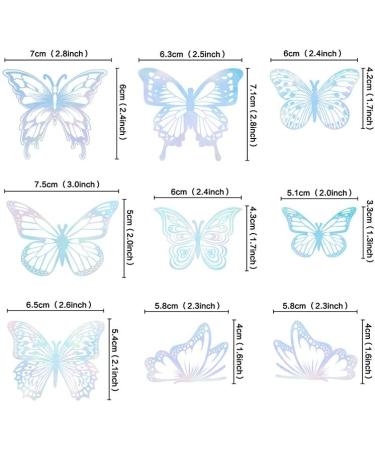 18pcs Butterfly Cake Decorations Butterfly Cake Topper 3D Gold Butterfly Cake Decorations for Wedding Bridal Shower Butterfly Birthday Decorations Gold Butterflies for Cakes Gold and White - Buy Online on GoSupps.com