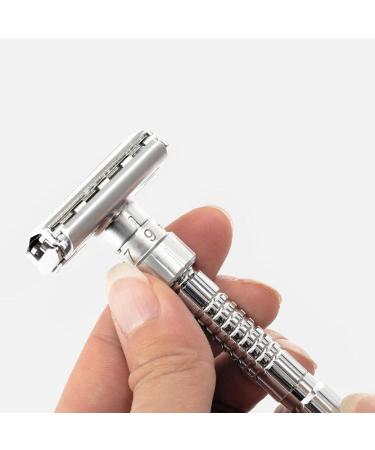 Folpus Adjustable Safety Razor for Men - Eco-Friendly High Quality Shaving Tool - Buy Online on GoSupps.com